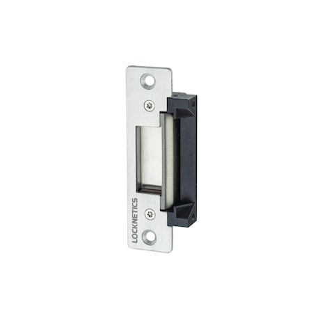 3/4 Field Selectable 12 / 24 Volt Cylindrical Electric Strike With Round And Square Faceplates